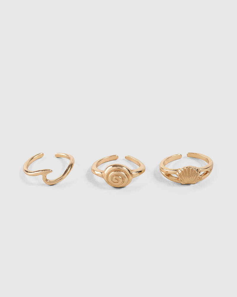 Karyn In LA Swirl Toe Ring Pack for Womens