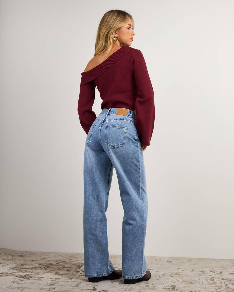 DESU Icon Straight Leg Jeans for Womens