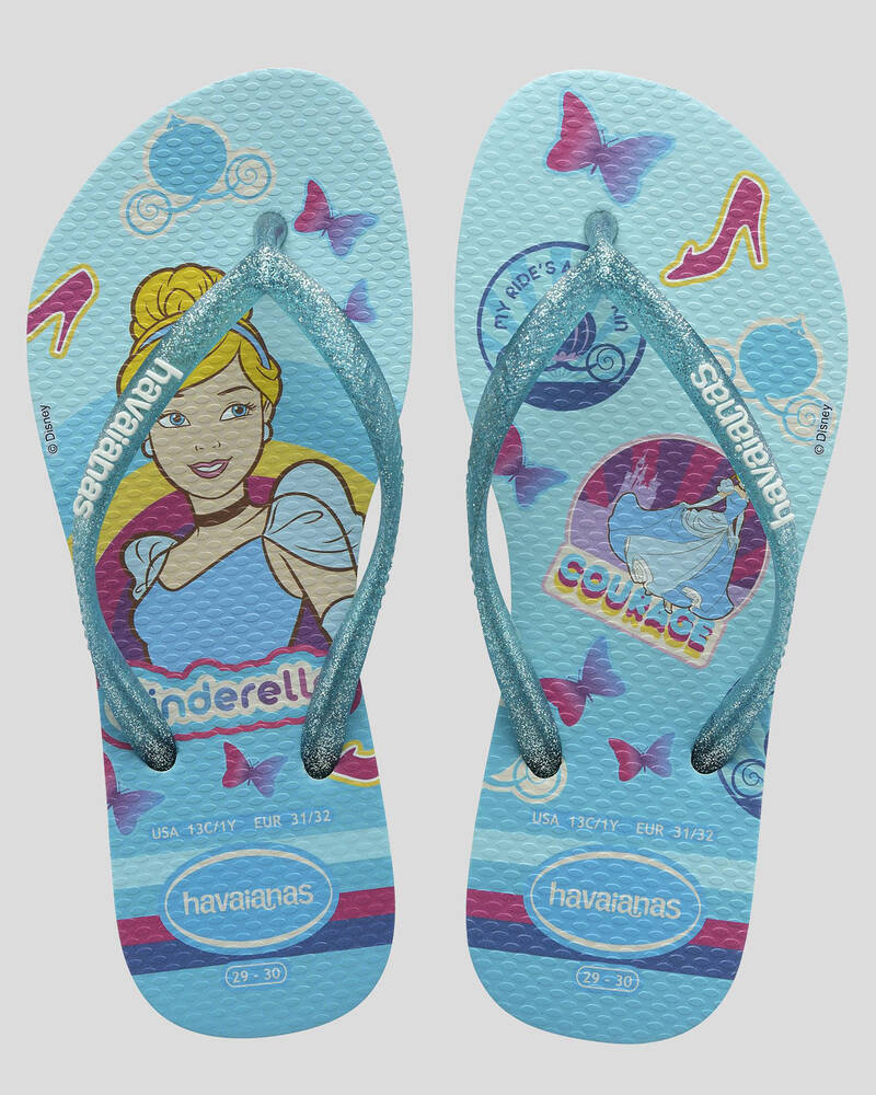 Havaianas Kids' Slim Princess Cinderella Thongs for Womens