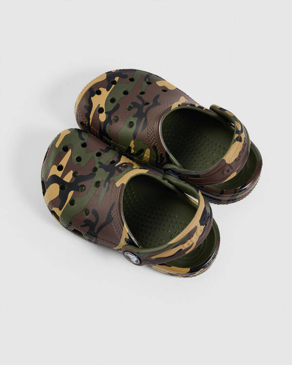 Crocs Toddlers' Classic Camouflage Clogs for Unisex