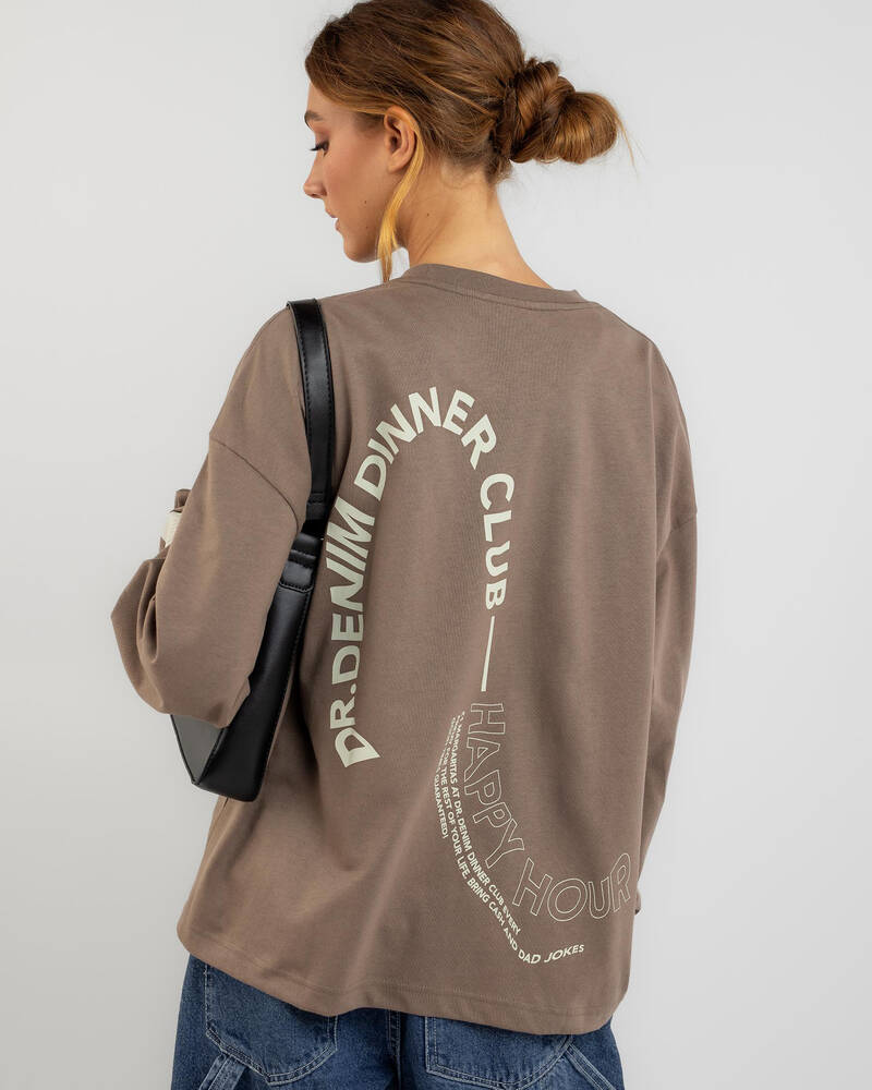 Dr Denim Lily Long Sleeve T-Shirt for Womens