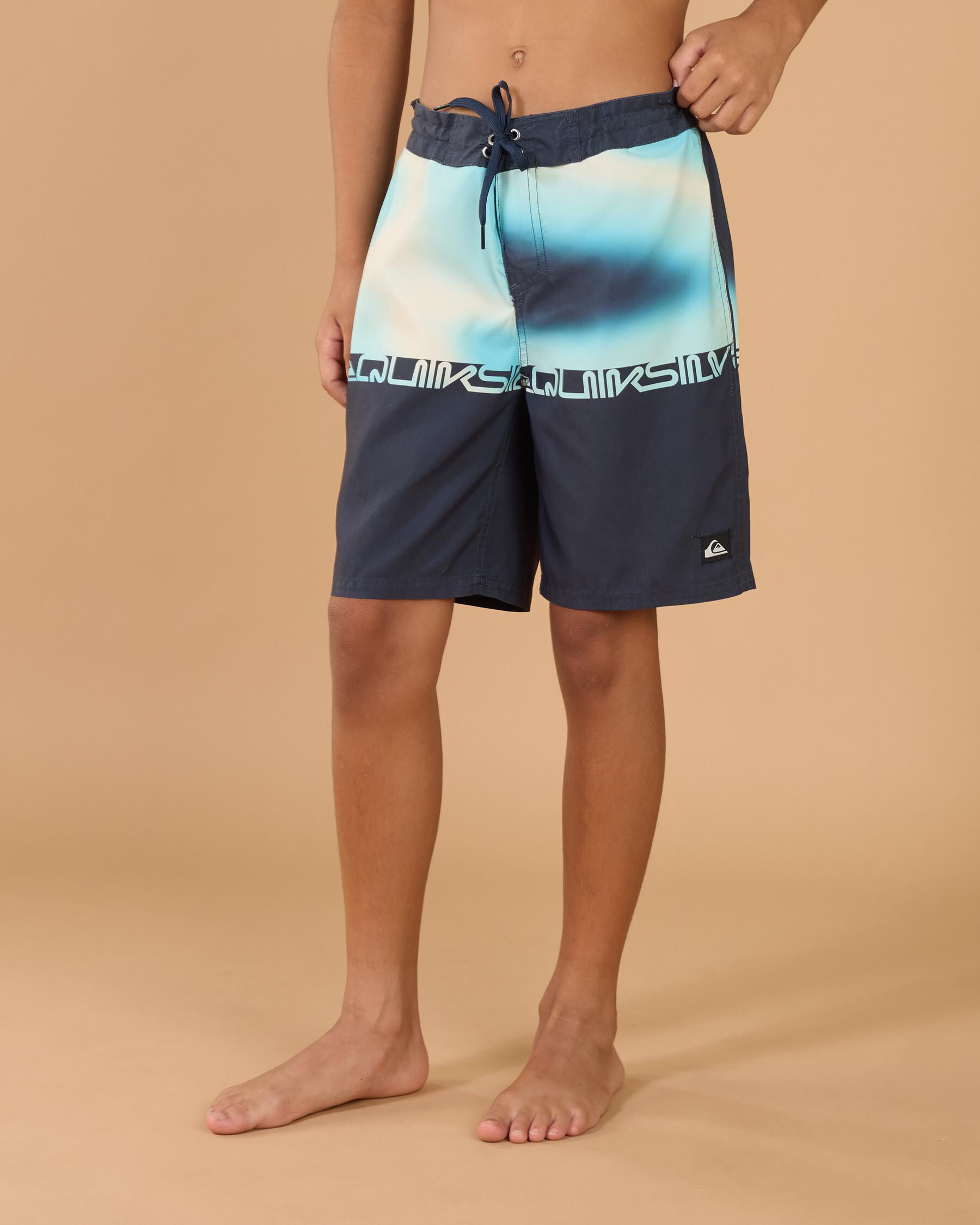 Boys Navy Blue Swim Shorts – 5-6 Years – Polyester/Lycra, New With Tags