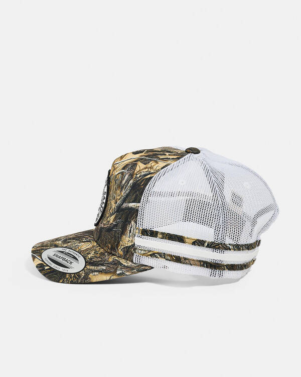 Salty Life Once Bitten Bullseye Trucker Cap for Mens