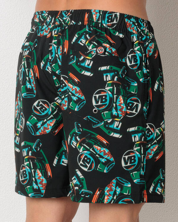 Victor Bravo's Greenade Finale Beach Shorts for Mens