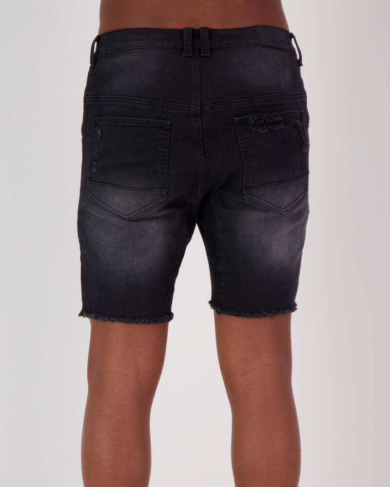 LSKD Loosekid Torment Denim Shorts for Mens
