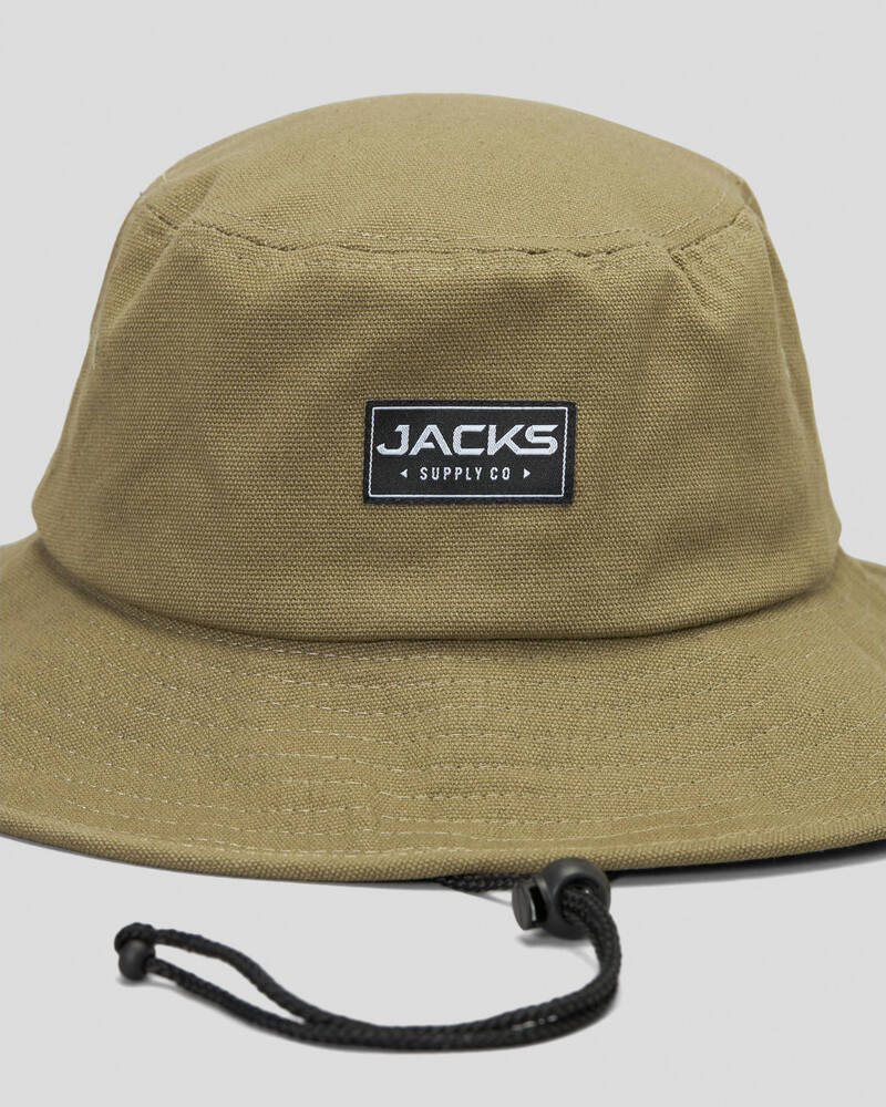 Shop Jacks Shadow Wide Brim Hat In Olive Fast Shipping & Easy Returns