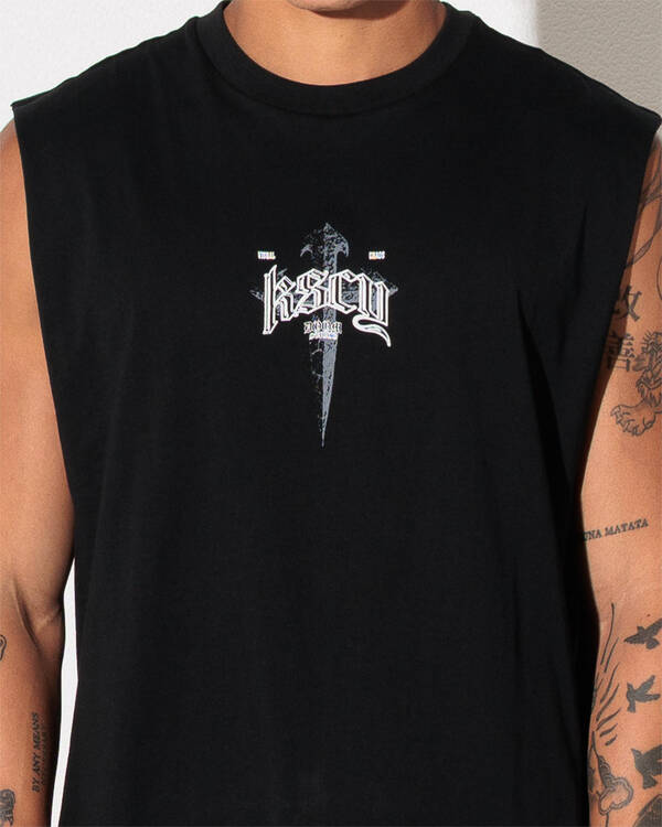 Kiss Chacey Shatter Relaxed Fit Muscle Tank for Mens