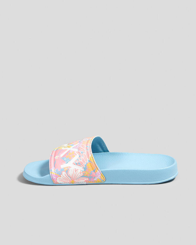 Roxy Girls' Roxy Slippy Slide Sandals for Womens