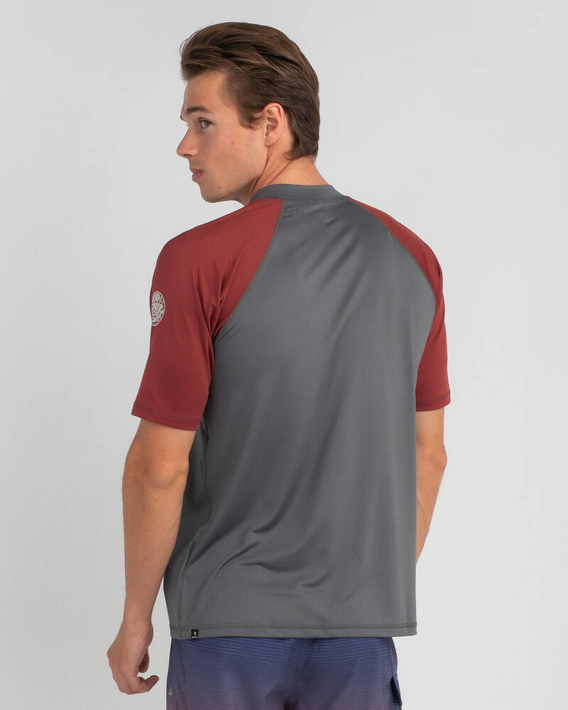 Rip Curl Shockwave Relaxed Short Sleeve Wet Shirt for Mens
