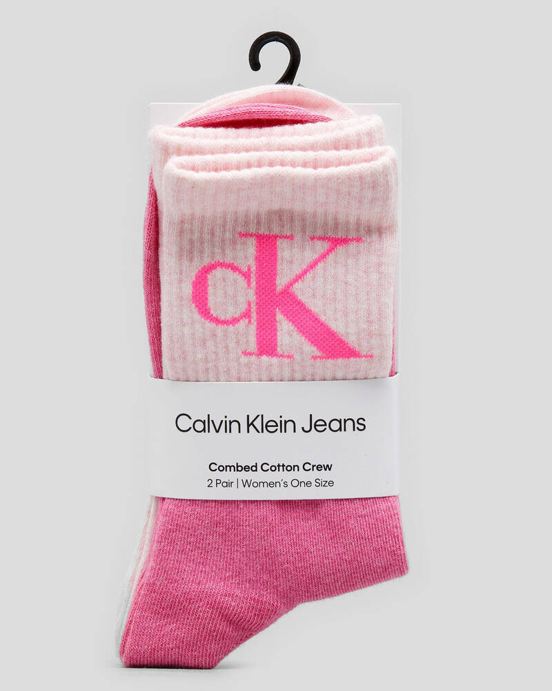 Calvin Klein Womens Casual Monogram Sock Pack for Womens