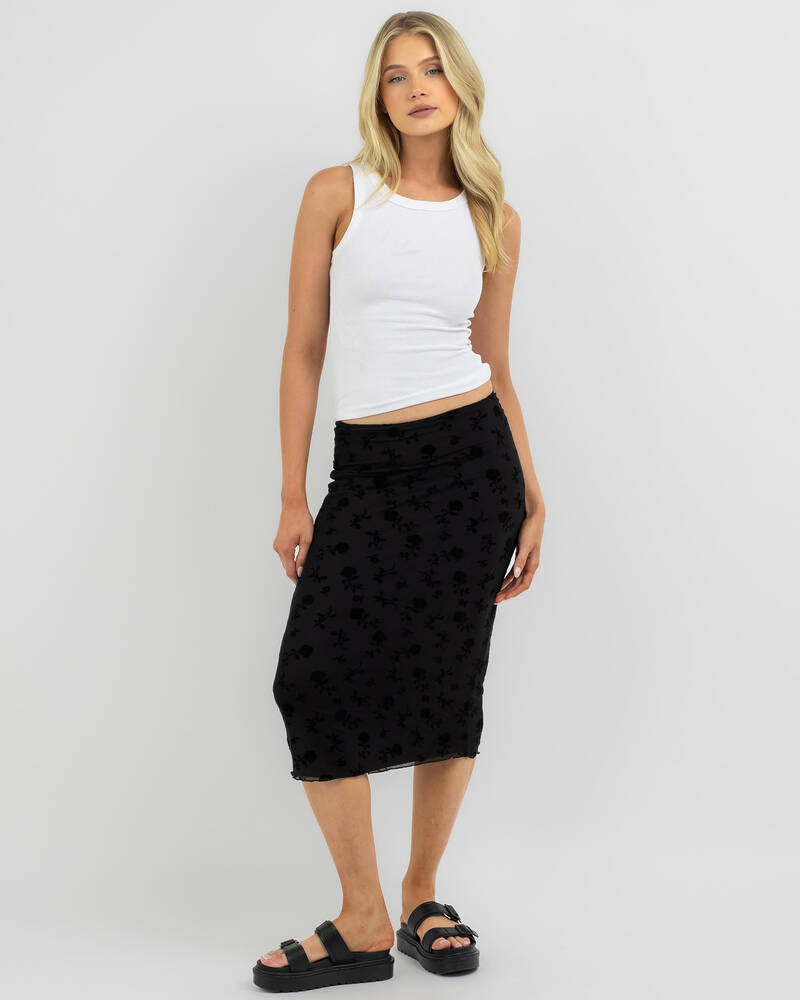 Ava And Ever Peyton Midi Skirt for Womens