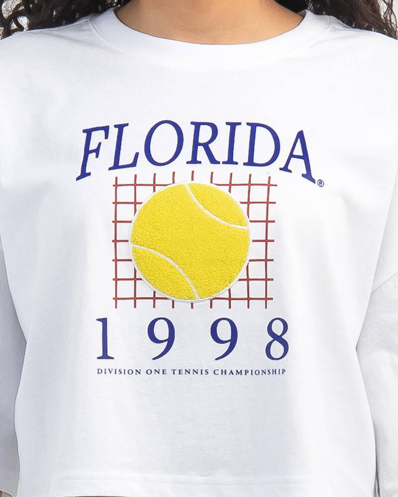 NCAA University Of Florida Crop T-Shirt for Womens