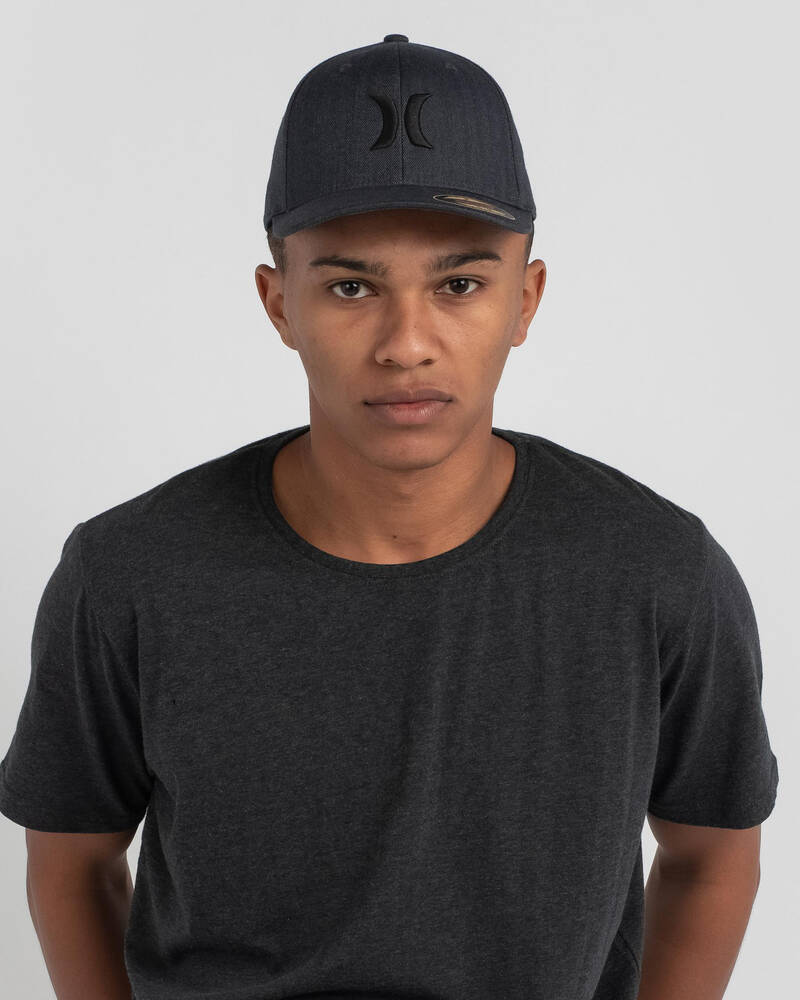 Hurley Black Textures Cap for Mens image number null