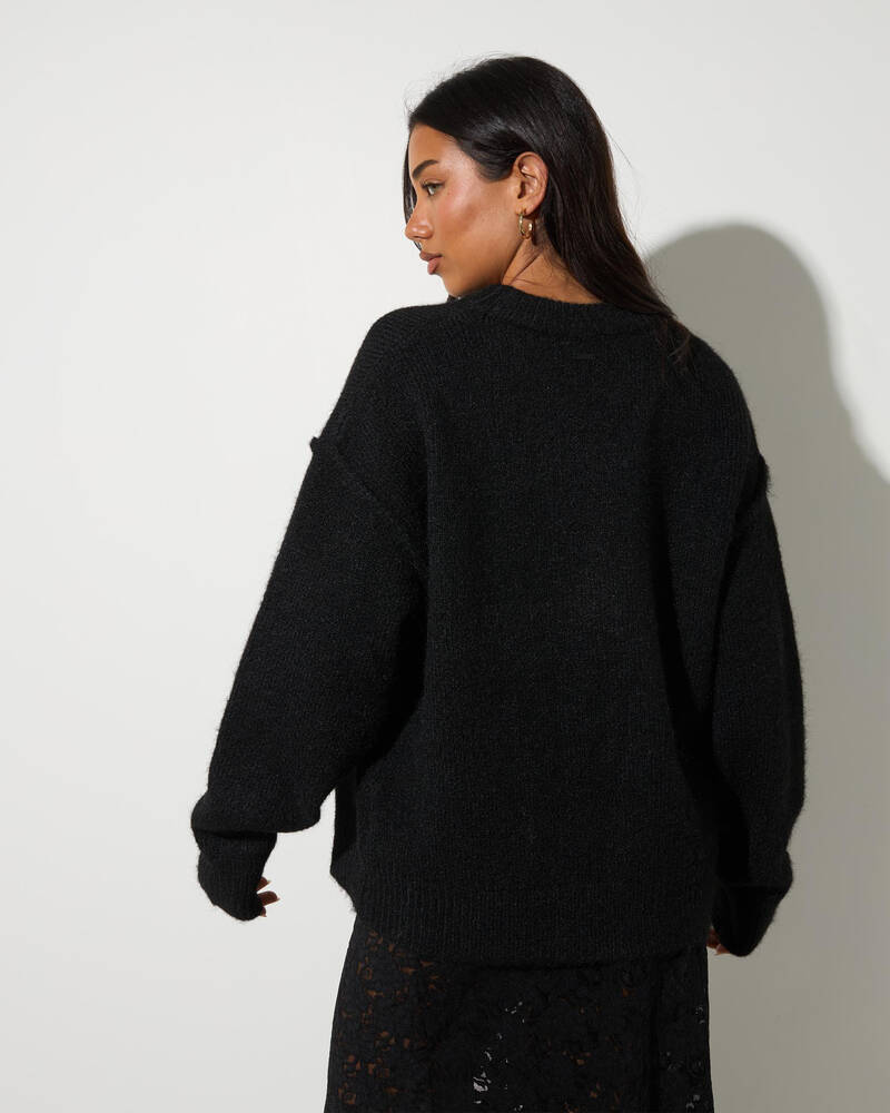 Mooloola Lush Crew Neck Knit Jumper for Womens