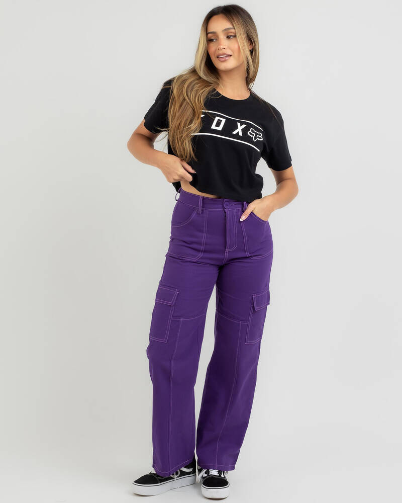 Fox Pinnacle Crop T-Shirt for Womens