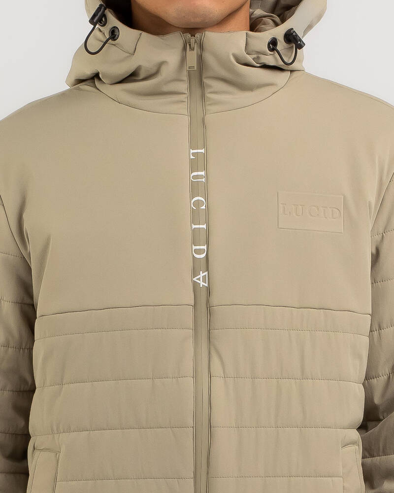 Lucid Montreal Hooded Puffer Jacket for Mens