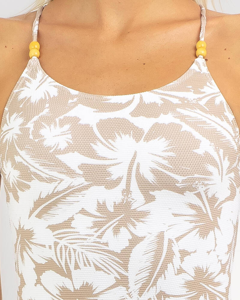 Roxy Hibiscus One Piece Swimsuit for Womens