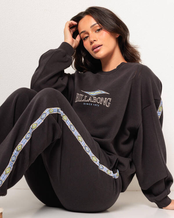 Billabong Swipe Right Kendall Crewneck Sweatshirt for Womens