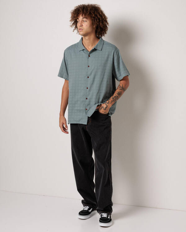 RVCA Vacancy Short Sleeve Shirt for Mens
