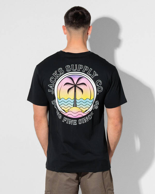 Jacks Palm Crest T-Shirt for Mens