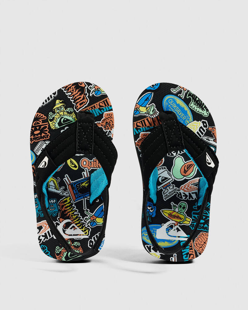 Quiksilver Toddlers' Moncata Layback Thongs for Mens