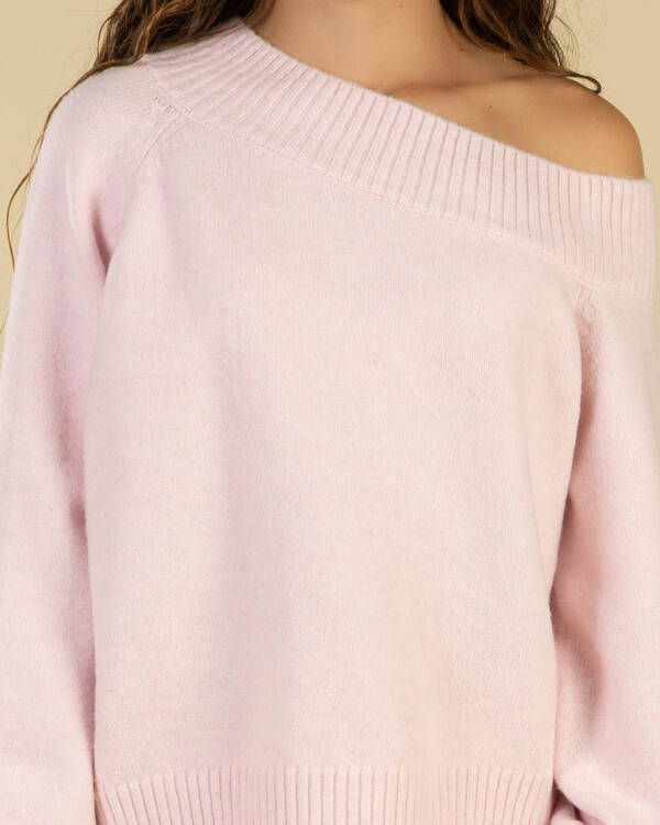 Ava And Ever Girls Megi Off Shoulder Knit Jumper for Womens
