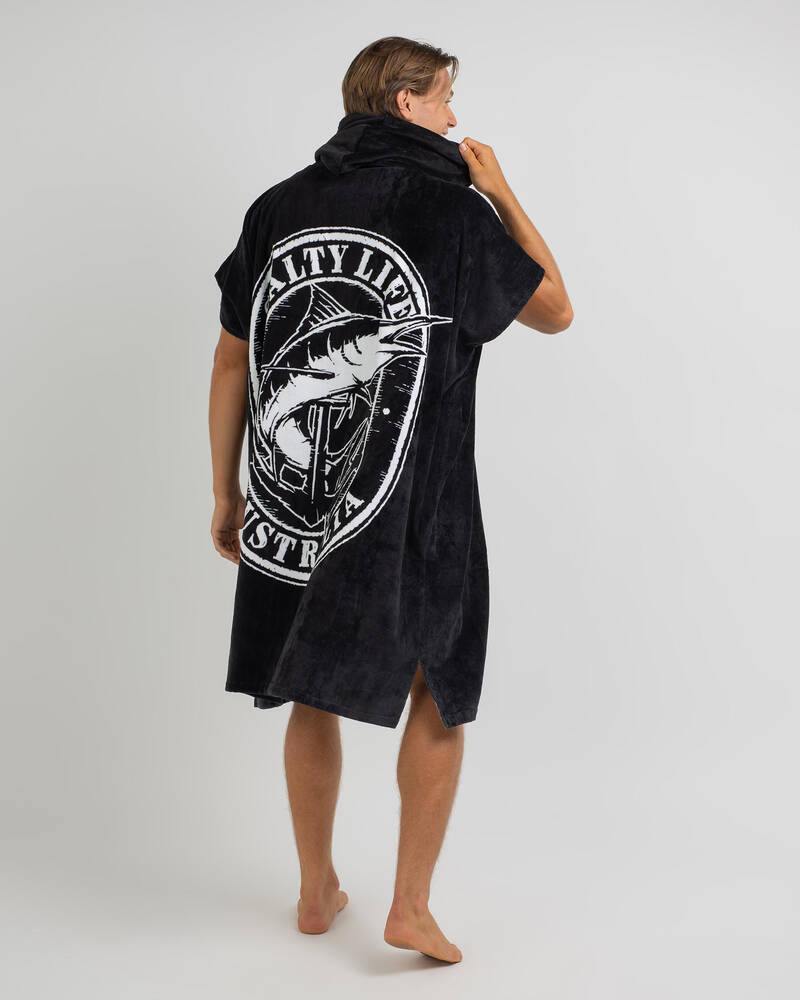 Salty Life Cheers Hooded Towel for Mens