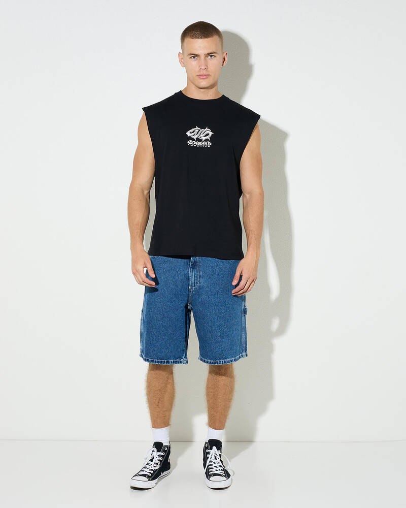 Worship Supplies Pitted Muscle Tank for Mens