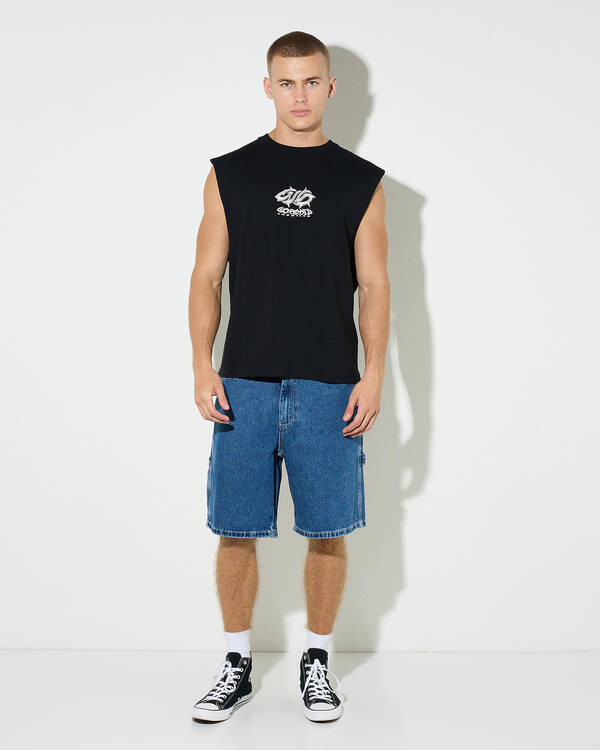 Worship Supplies Pitted Muscle Tank for Mens