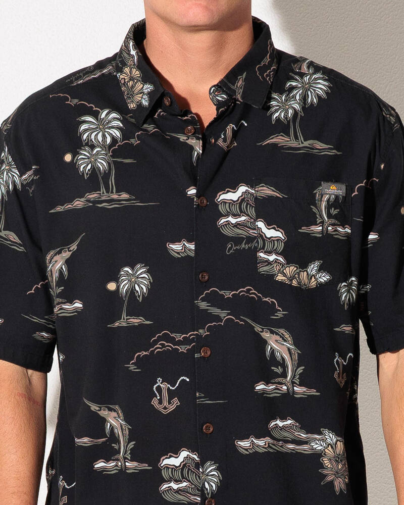Quiksilver Ocean Woven Short Sleeve Shirt for Mens
