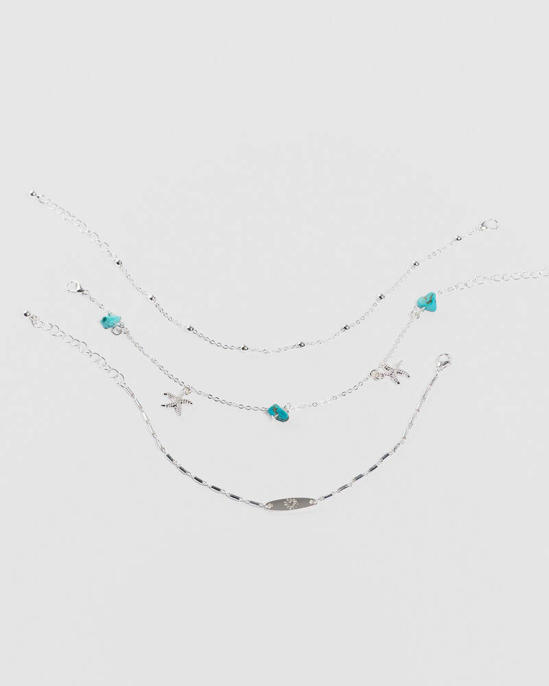 Karyn In LA Cleo Anklet Pack for Womens