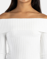 Ava And Ever Girls' Ari Off Shoulder Knit Top for Womens image number null