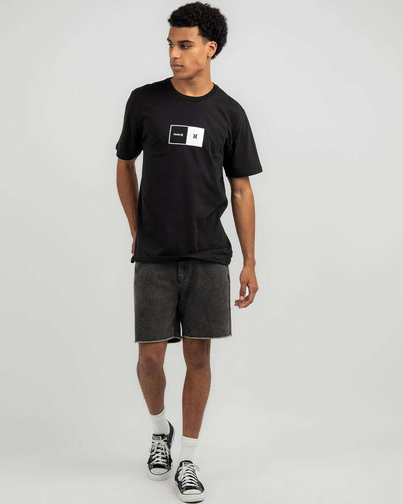 Hurley Contrast Box T-Shirt for Mens