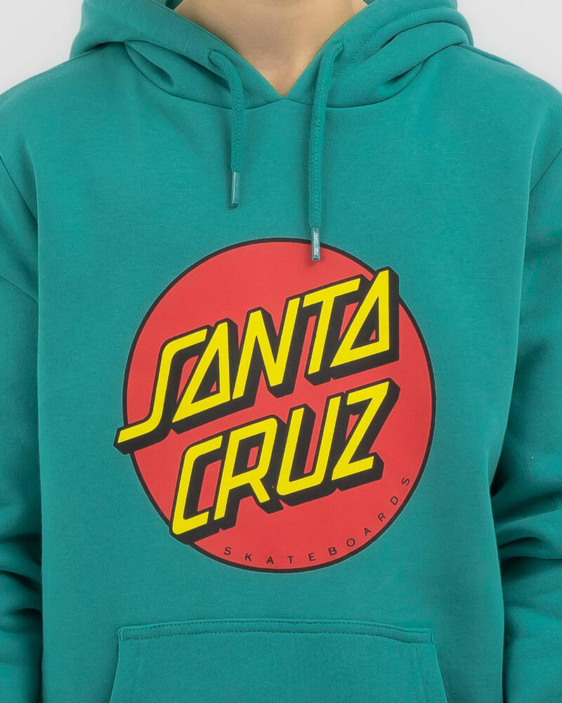 Santa Cruz Boys' Classic Dot Front Hoodie for Mens