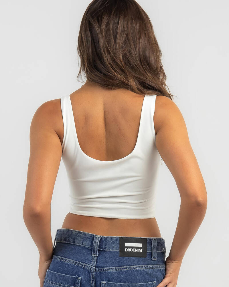 Luvalot Gia Mesh Corset Top for Womens