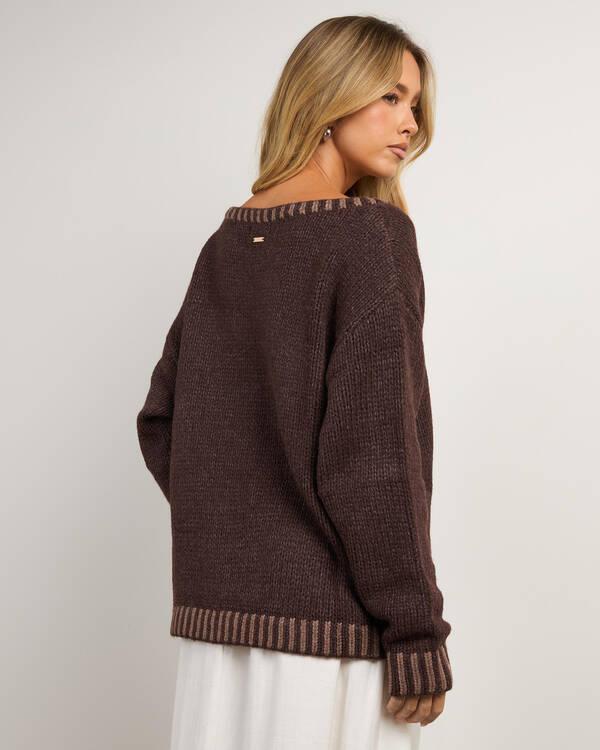 Mooloola Tidal Off Shoulder Knit Jumper for Womens