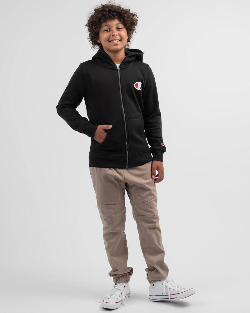 Champion Boys' C Logo Zip Hoodie for Mens