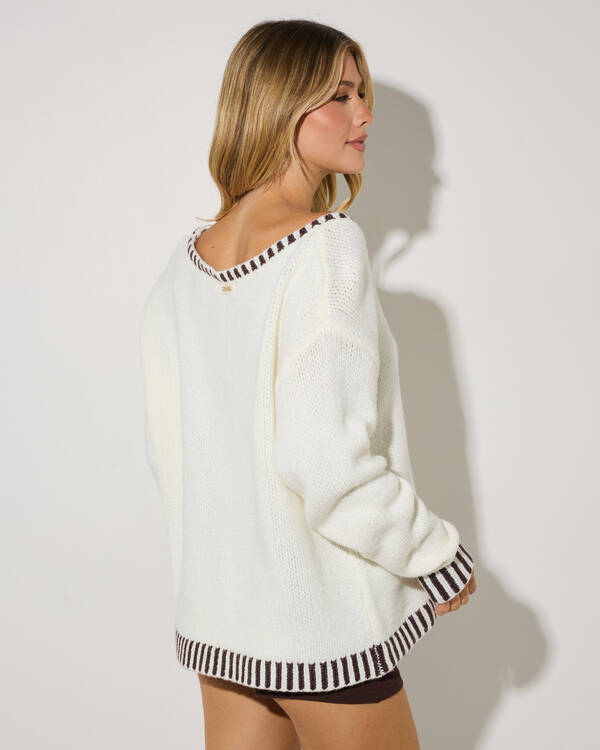 Mooloola Tidal Off Shoulder Knit Jumper for Womens
