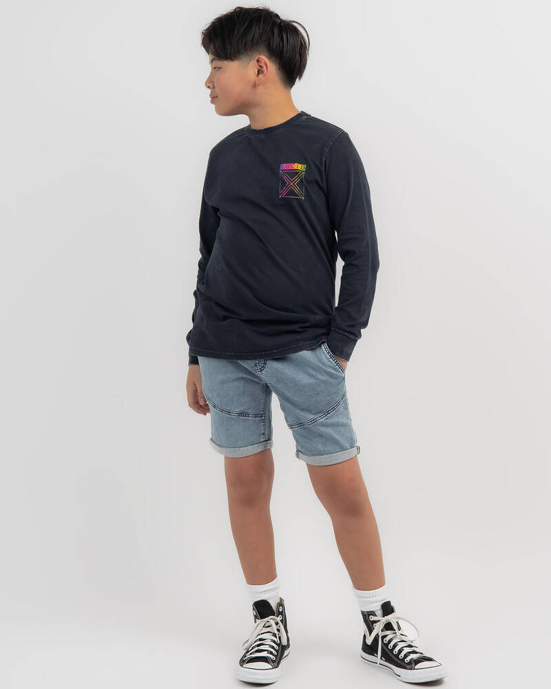 Lucid Boys' Quad Long Sleeve T-Shirt for Mens