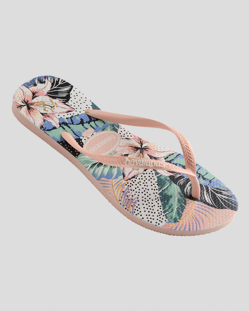 Havaianas Slim Floral Dots Thongs for Womens