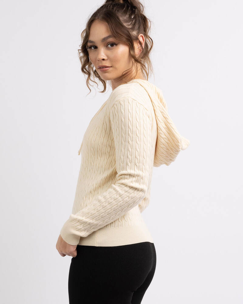 Mooloola Noah Knit Hoodie for Womens