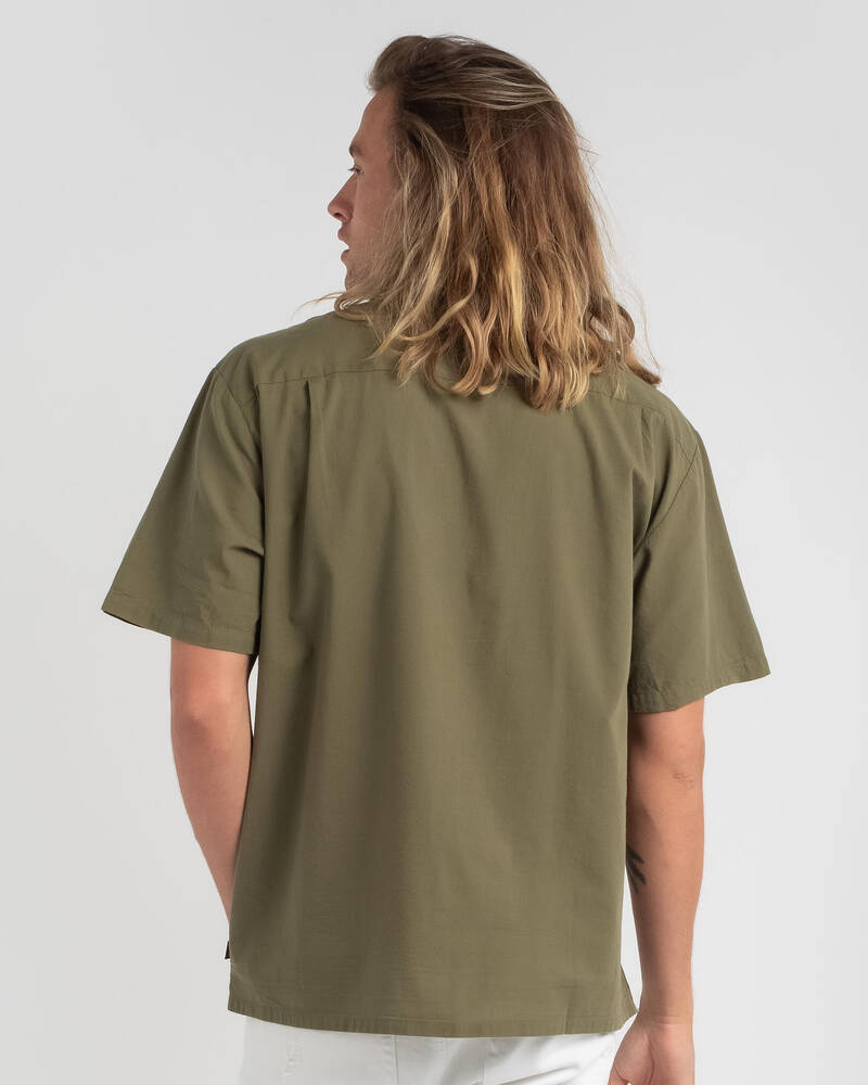 Brixton Camp Reserve Woven Short Sleeve Shirt for Mens