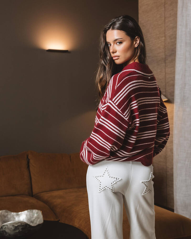 Ava And Ever Haze Knit Polo Jumper for Womens