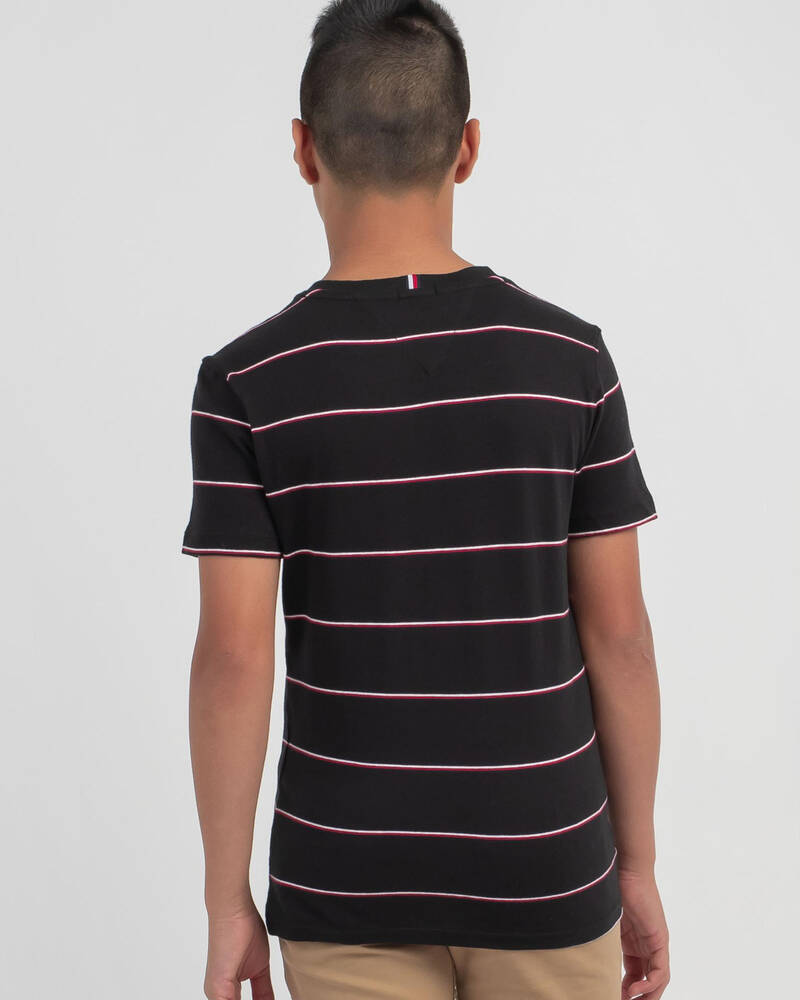 Tommy Hilfiger Boys' Essential Stripe T-Shirt for Mens