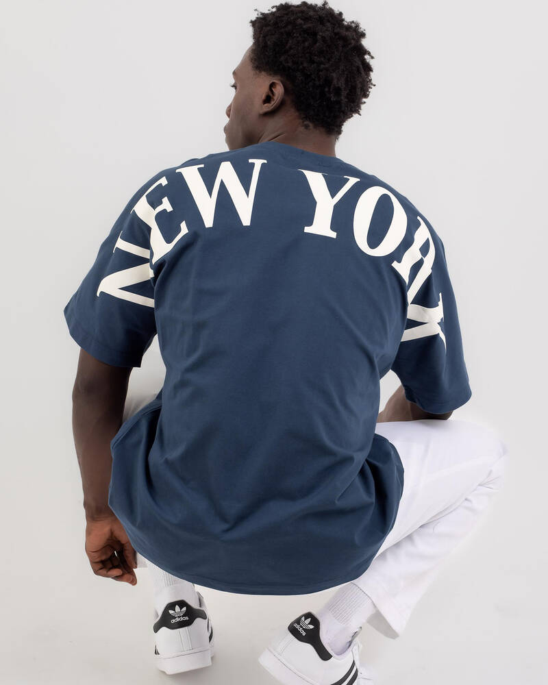 Majestic NY Yankees Heavy Jersey Arch City Oversized T-Shirt for Mens