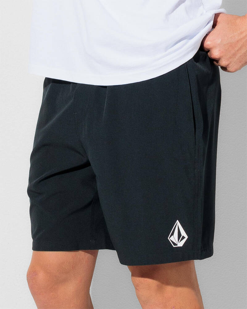 Volcom Stones Elastic Waist Hybrid Shorts for Mens