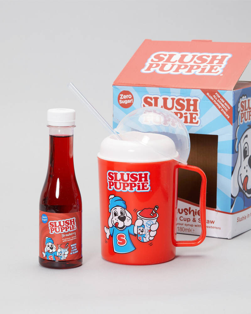 Slush Puppie Slush Puppie Making Cup &  Zero Sugar Strawberry Syrup for Unisex