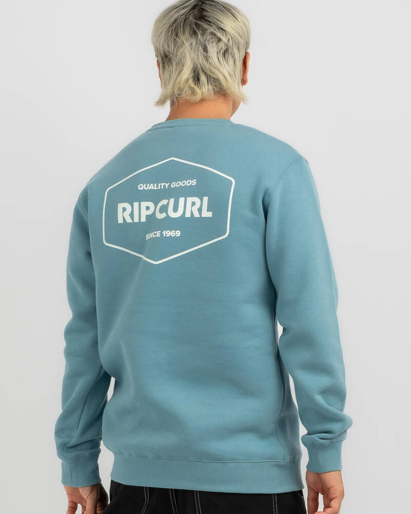 Rip Curl Stapler Crew Sweatshirt for Mens