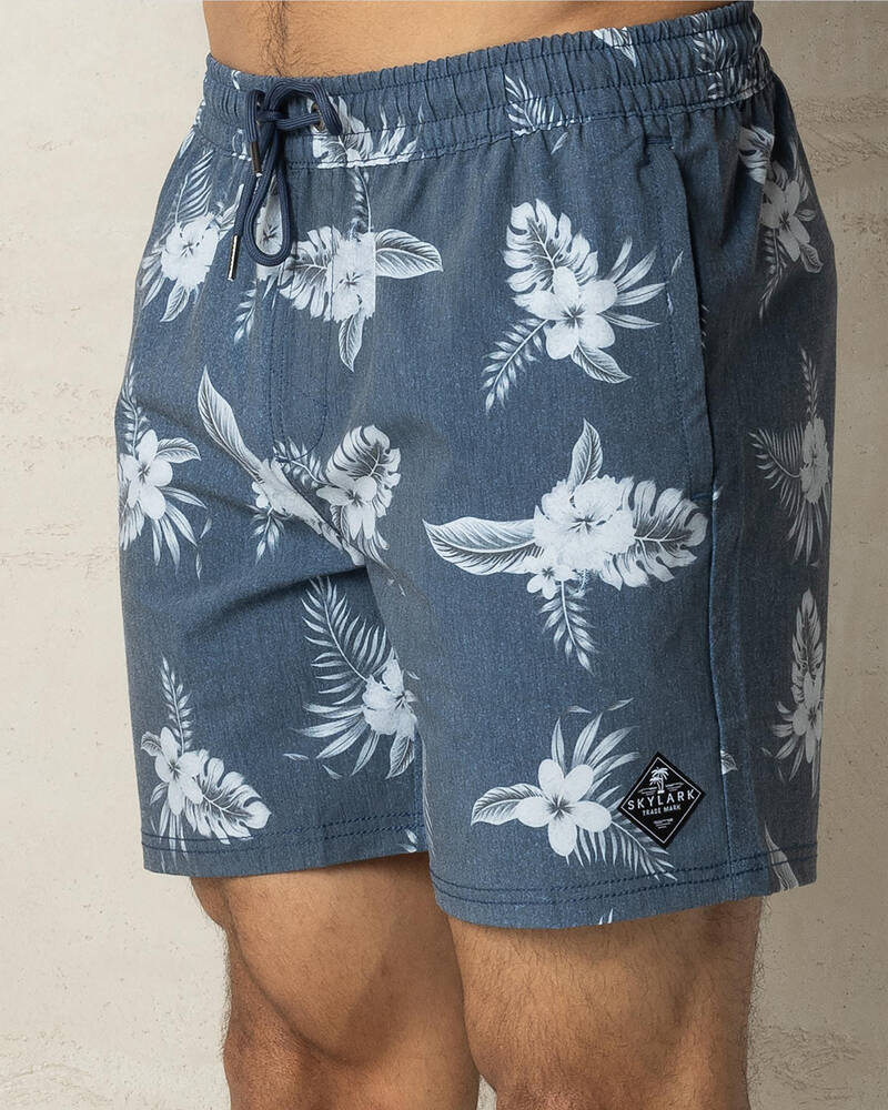 Skylark Match Elastic Waist Shorts for Mens