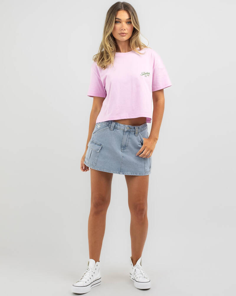Rusty Sweetest Thing Relaxed Crop T-Shirt for Womens